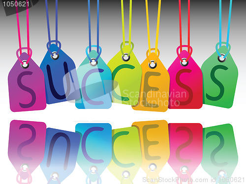 Image of success tags