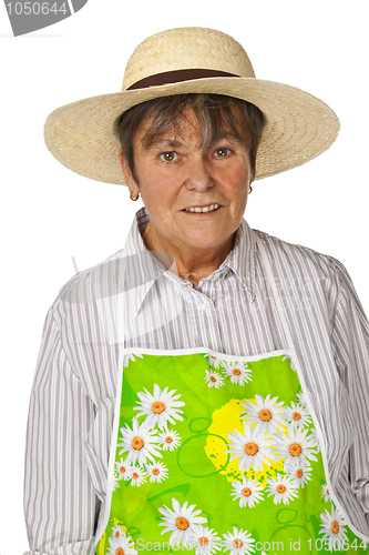 Image of Female gardener