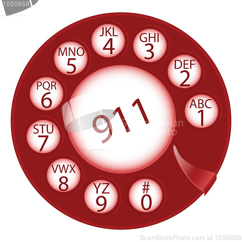 Image of emergency dial disk