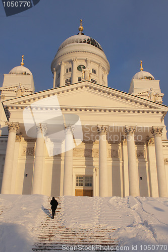 Image of Lutheran cathedral in Helsinki