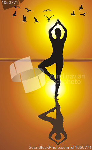 Image of Yoga on the beach