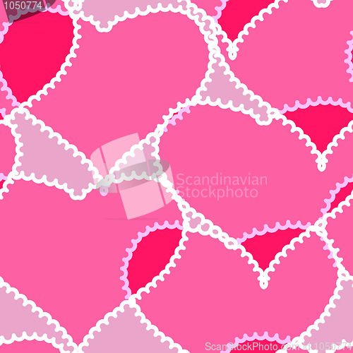 Image of Abstract background with transparent hearts