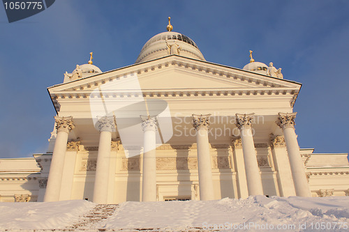 Image of Lutheran cathedral in Helsinki