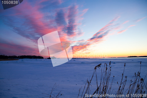 Image of Winter sunset