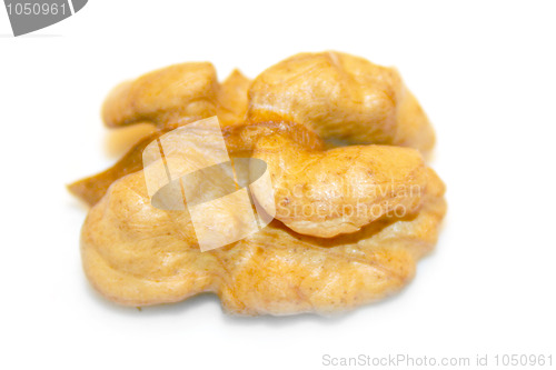 Image of nut on white background