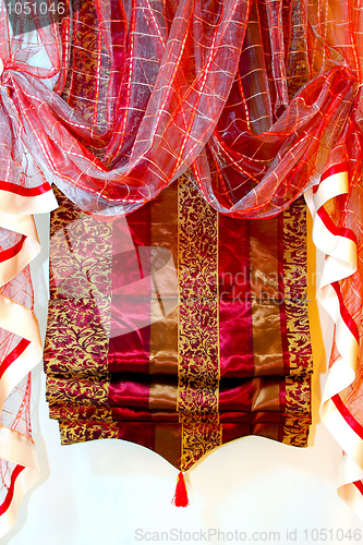 Image of Red curtains