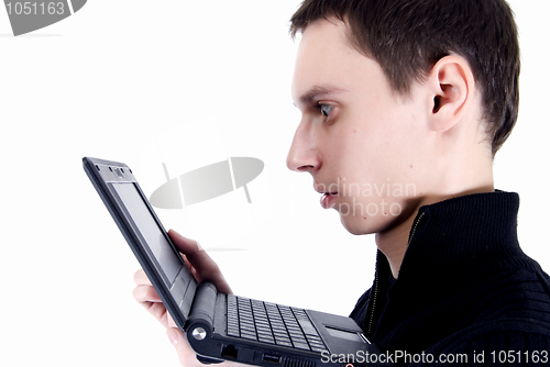 Image of man with laptop man 
