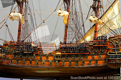Image of Tall ship model