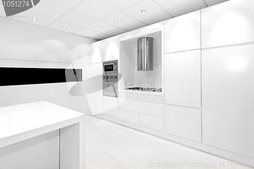 Image of White kitchen