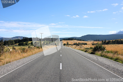 Image of Straight road