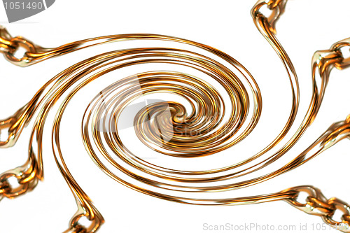 Image of golden abstract