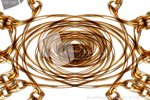 Image of golden abstract