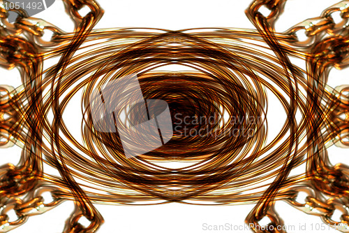 Image of golden abstract