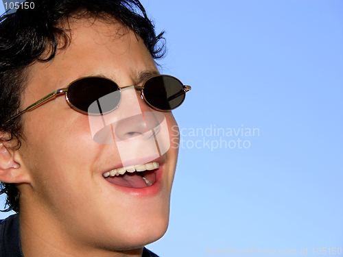 Image of Boy with sunglasses