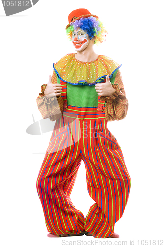 Image of Funny smiling clown