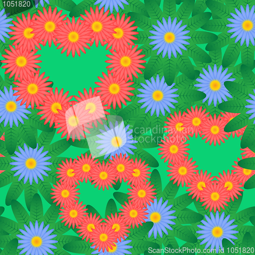 Image of Abstract background with hearts