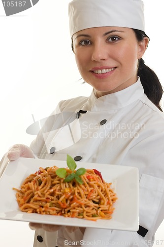 Image of Chef with meal