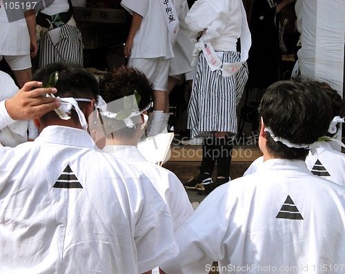 Image of Gion matsuri men group