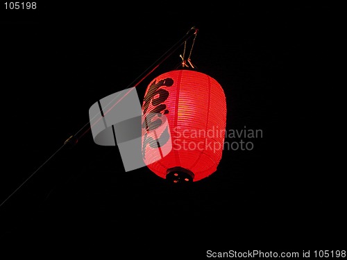 Image of Japanese red lantern