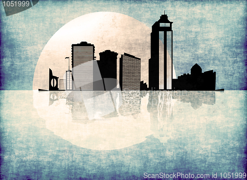 Image of grunge city card