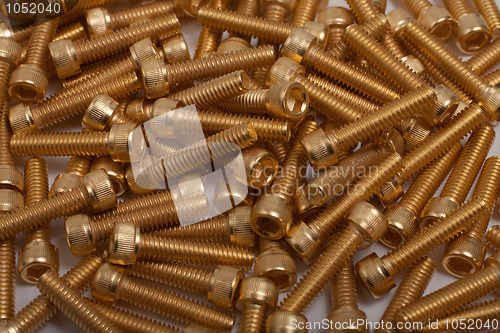 Image of gold plated screws
