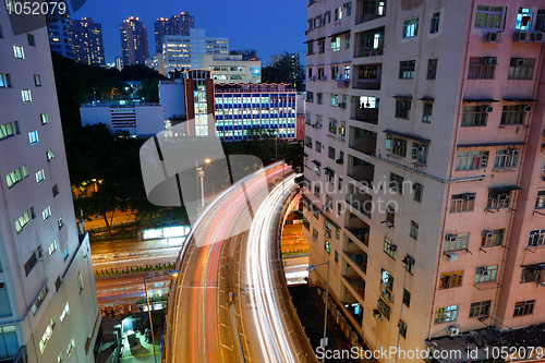 Image of Traffic at night