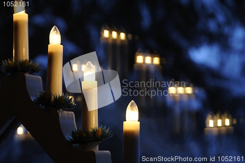 Image of Candle reflections