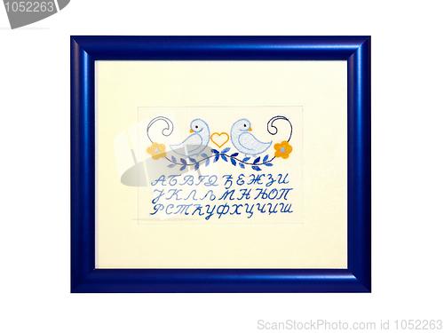 Image of Blue frame