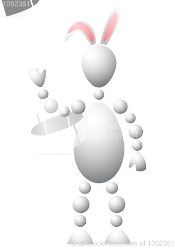 Image of Man with rabbit ears