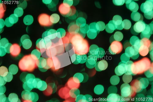 Image of Green Sparkling Lights