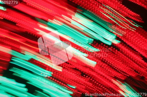 Image of Red and Green Light Blur