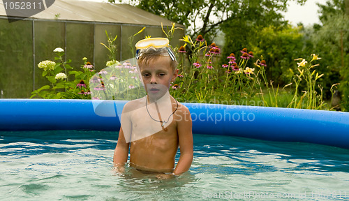 Image of Child wearing a mask.