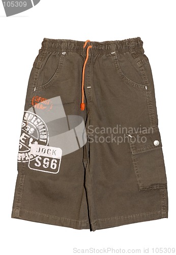 Image of Children boy shorts isolated