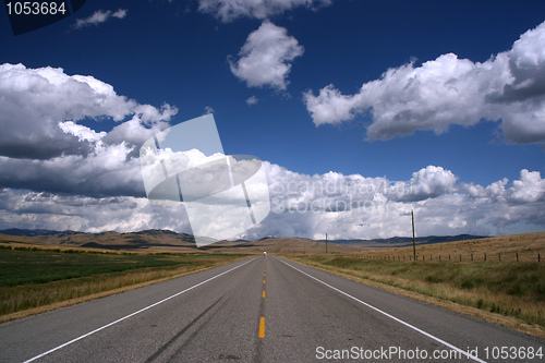 Image of Straight road