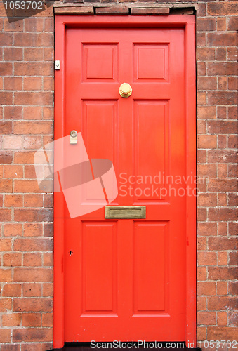 Image of Red door