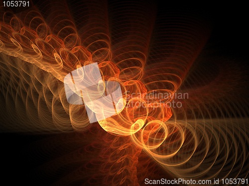 Image of Night fire abstract