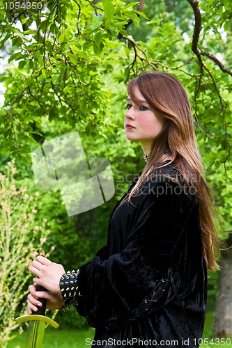 Image of Girl in Black