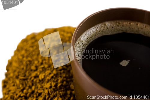 Image of Cup of black coffee