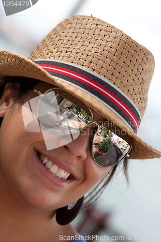 Image of Smiling Spanish Woman