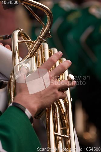 Image of Marching Band Tuba Player