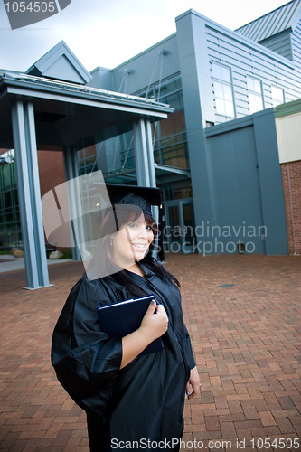 Image of Graduate With Her Diploma