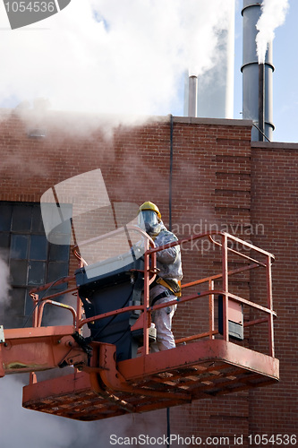 Image of Commercial Painter Suited Up