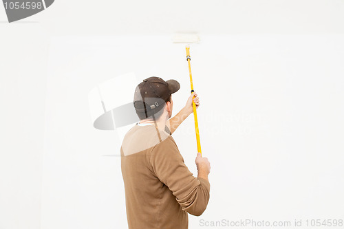 Image of Man painting