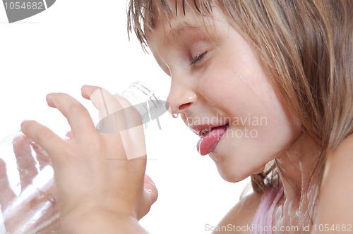 Image of Summer thirsty child