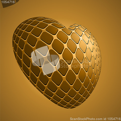Image of Golden heart