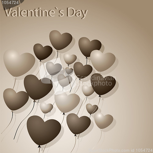 Image of Hearts-Balloons