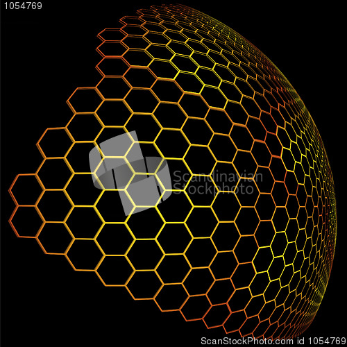 Image of Honeycombs hemisphere