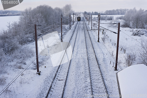 Image of Winter train Denmark