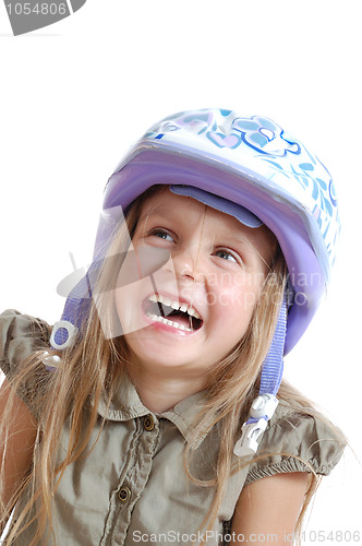 Image of child with helmet