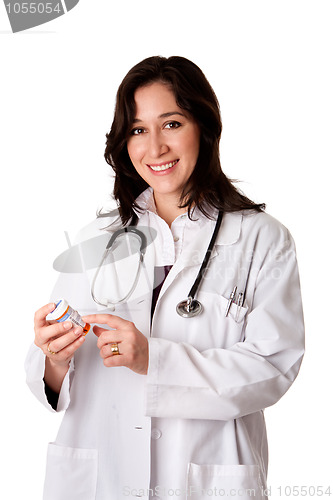 Image of Doctor pharmacist explaining medication